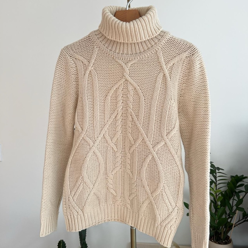 Sandro Men’s Naturels Wool Turtleneck Sweater